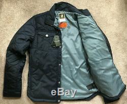 G-star Raw Men's Saru Blue Filch Padded Zip Jacket Coat Medium New & Tags