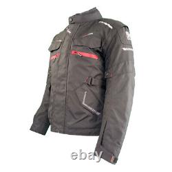 Gryphon Frontier Textile Black Motorcycle Jacket Men's Sizes SM, MD, XL 4X