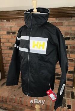 HELLY HANSEN Salt Power Jacket Waterproof Breathable Sailing Men's XL / Ebony