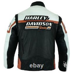Harley Davidson Men's Raceway Screaming Eagle Motorcycle leather jacket