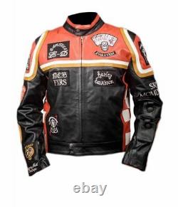 Harley Davidson Mickey Rourke Biker Leather Jacket
