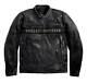 Harley Davidson Passing Link Black Biker Motorcycle Leather Jacket Mens Slim Fit