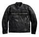 Harley Davidson Passing Link Leather Jacket For Men Biker Cafe Racer Black