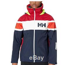Helly Hansen Authentic SALT FLAG JACKET Hood 33909 599 Waterproof Windproof Navy