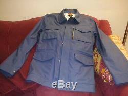 Jack Spade Small waterproof military jacket blue P2RU2423