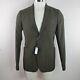 Joseph Mens Suit Jacket Olive Green Single Chest Pocket Two Button Size 48 / M