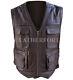 Jurassic World Chris Pratt Owen Grady Leather Vest All Sizes Available