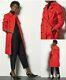 Karen Millen Double Breasted Trench Coat Jacket With Tie Belt In Red Sizes 6-12