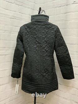 Karl Lagerfeld Long Puffer Jacket, Women's Size S, Black NEW