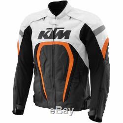 Ktm Power Wear Ktm Motorcycle Leather Jacket Ktm Motogp Leather Jacket All Size