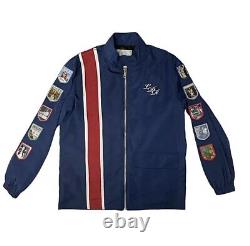LANA DEL REY (Extra Large) Racer/Racing Jacket with Sleeve Patches Ready To Ship