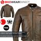 Leather Motorbike Motorcycle Jacket With Ce Protective Biker Armour Thermal