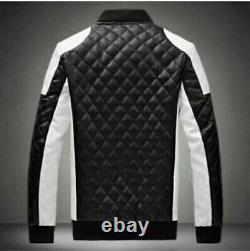 Leather New Quilted Biker Casual Style Genuine Lambskin Stylish Men's Jacket