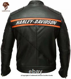 Lionstar Harley Davidson Motorbike Motorcycle Real Leather Jacket