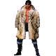 Luxury Mens Winter Faux Fur Mid-long Lapel Jacket Clothing Warm Thicken Overcoat