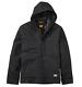 Men's Timberland Pro Baluster Hooded Insulated Canvas Work Jacket Black / Wheat