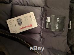 Marmot Colossus Jacket Gore Tex Down Fill 700 Waterproof Expedition Coat Black L
