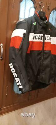 Men Ducati Corse Motorcycle Racing Jacket Textile Waterproof Motorbike Jacket