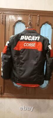 Men Ducati Corse Motorcycle Racing Jacket Textile Waterproof Motorbike Jacket