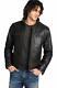 Men Leather Jacket Motorcycle Black Slim Fit Biker Genuine Lambskin Jacket