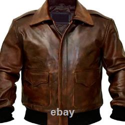 Men Real leather Jacket Genuine Leather Jacket Bomber Jacket Men Fashion Jacket