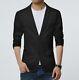 Men Ultra-thin Blazer Coat Through-see Breathable Slim Fit Jacket Summer S-6xl