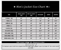 Men's H D Triple Vent System Trostel Leather Jacket