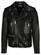 Men's Leather Jacket 100% Genuine Lambskin Motorcycle Biker Leather Jacket