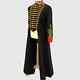 Men's New Military's Black Full Length Braid Coat, Men's Fashion Hussar Jacket