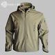 Men's Outdoor Jacket Breathable Waterproof Hooded Loose Plus Size Camouflage