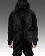 Men's Techwear Black Jacket Vest Fleece Pullover Hoodie Holygrail H. G. V. T-01/blk