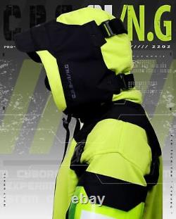 Men's Techwear Green Jacket Rugged fleece Pullover Hoodie Holygrail C. B. G-01/NG