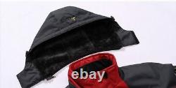 Men's Thermal Ski Clothes Set Breathable Waterproof Outdoor Jacket And Pants New