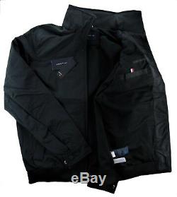 Men's Tommy Hilfiger Yacht Jacket Windbreaker Waterstop Black XL X-large Nwt