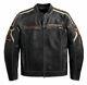 Mens Black Real Leather Rider Jacket Biker Cafe Racer Retro Vintage Genuine New