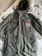 Mens Canada Goose Expedition Jacket In Grey, Size Large. 100% Genuine Winter Coat