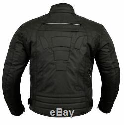 Mens Motorbike Cordura Jacket Motorcycle Waterproof Biker Textile Top CE Armours