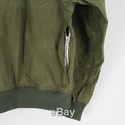 Mens New Barbour x Engineered Garments Irving Casual Bomber Jacket M Olive Green