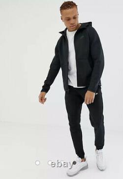 Mens Nike Tech Fleece Windrunner FZ Hoodie Jacket Top Casual Gym Ltd Ed BLACK XL