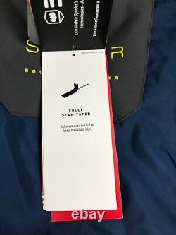 Mens Spyder Insulated GREY Ski Jacket with Hood $329, Size XL