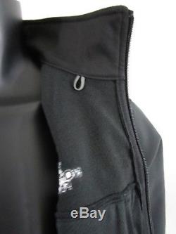 Mens TNF The North Face Apex Bionic FZ Softshell Windproof Jacket Black / Black
