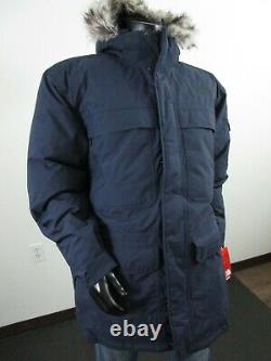 Mens TNF The North Face Mcmurdo III Down Parka Warm Insulated Winter Jacket Navy