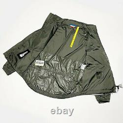 Moncler Genius Octa Jacket Size 4 L Large Mens Rrp £625 Rain Anorak Hooded Green