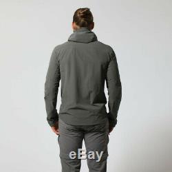 Montane Mens Dyno Stretch Outdoor Jacket Top Grey Sports Outdoors Full Zip