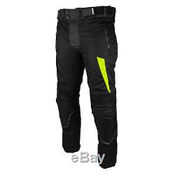 Motorbike Textile Suit 2 Piece Motorcycle Waterproof CE Armoured Jacket Trouser