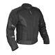 Motorcycle Motorbike Air Vented Summer Waterproof Textile Armour Jacket Black