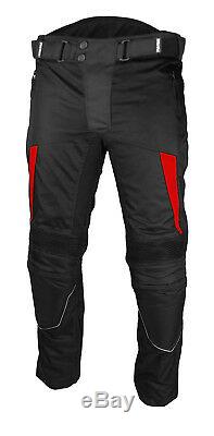 Motorcycle Motorbike Textile Jacket Trouser Biker Suit CE Armoured Waterproof