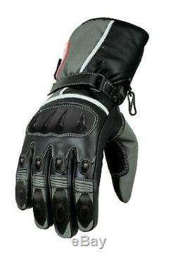 Motorcycle Riding Suits Mens Leather Jacket bike boots Motorbike Gloves Grey
