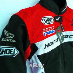 Motorcycle racing Jacket Summer Autumn Mride windproof protective for Honda Mesh