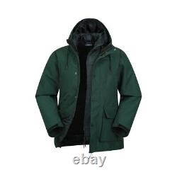 Mountain Warehouse Quest Mens 3 in 1 Waterproof Jacket Breathable, Taped Seams